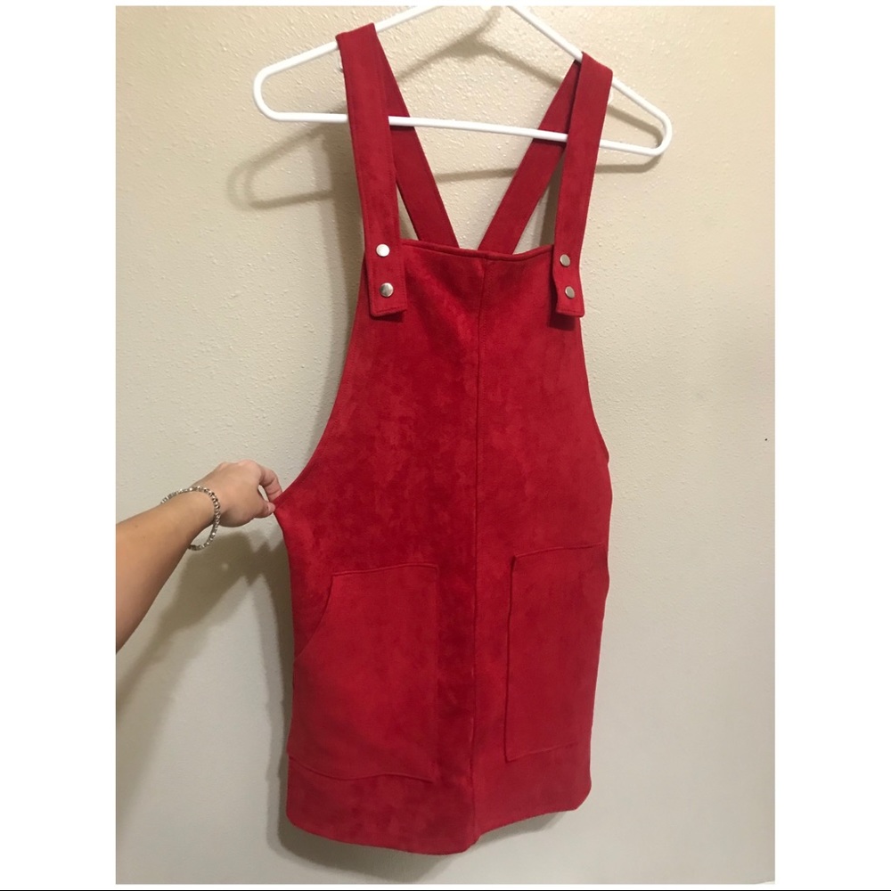 Red Suede Dress